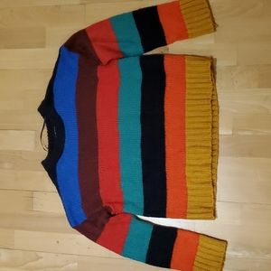 Urban Outfitters Rainbow knit sweater